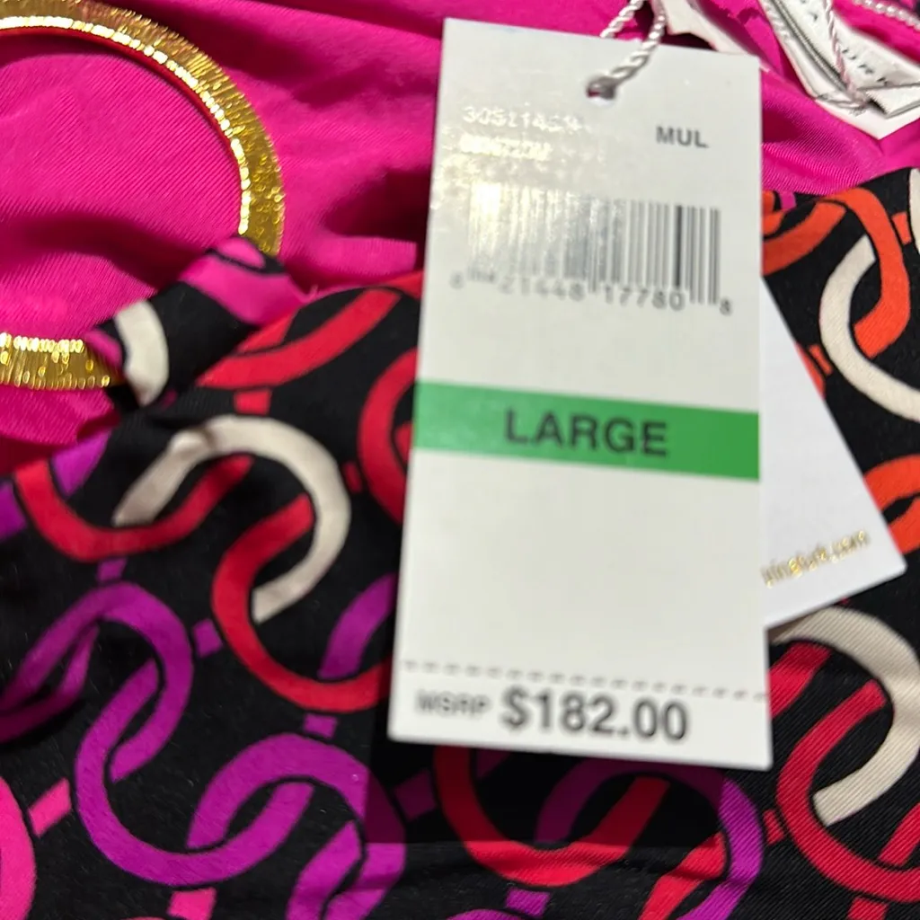 NWT TRINA TURK  ECHO LONG SLEEVE RING FRONT ONE PIECE PADDLE SUIT - Image 12