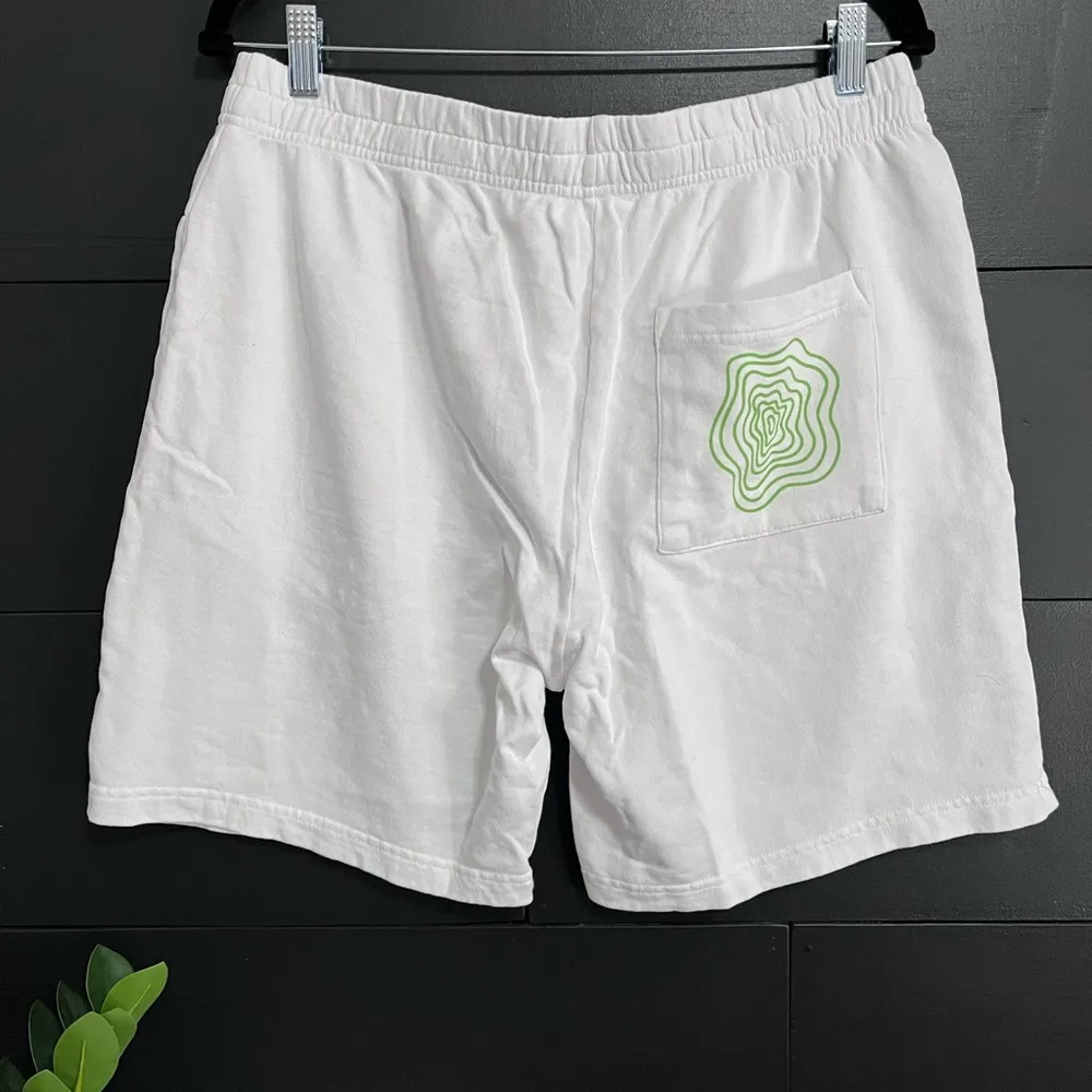 OTG OFF THE GRID 100% Cotton White Shorts Unisex Adult Size L NWOT Green Size L - Image 5