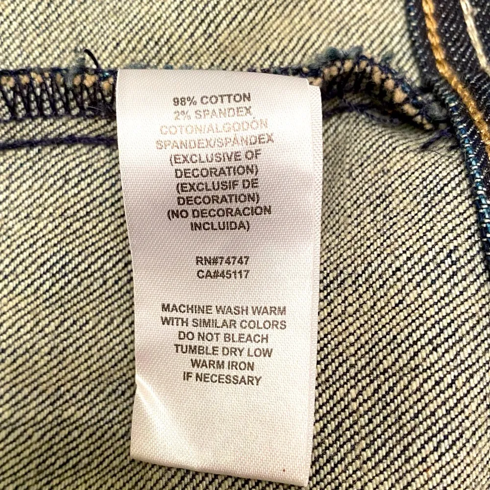 Bob Timberlake|| Denim jacket with front and back decorative stitching - Image 9