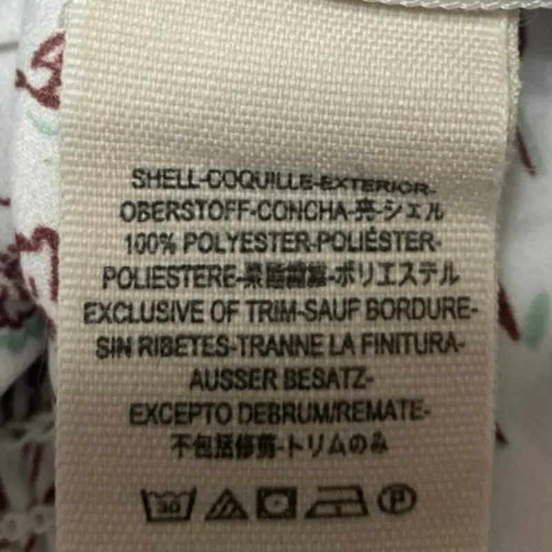 Free People White Floral Print Sleeveless Ruffle Cami Camisole Crop Tank Top M - Image 4