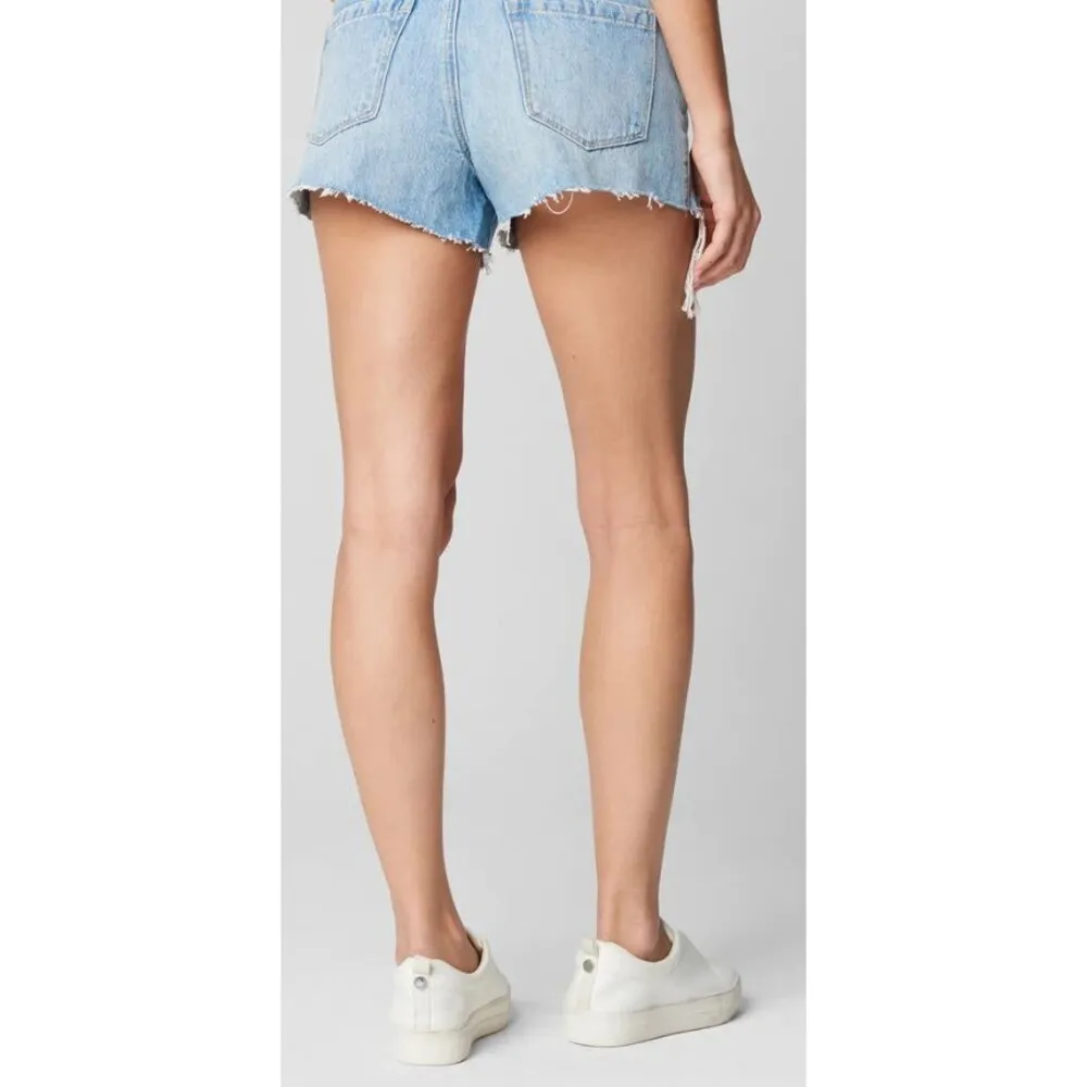 Blank NYC Barrow Distressed Denim Shorts in Adrenaline Rush | Size 25 | NWT Blue - Image 2