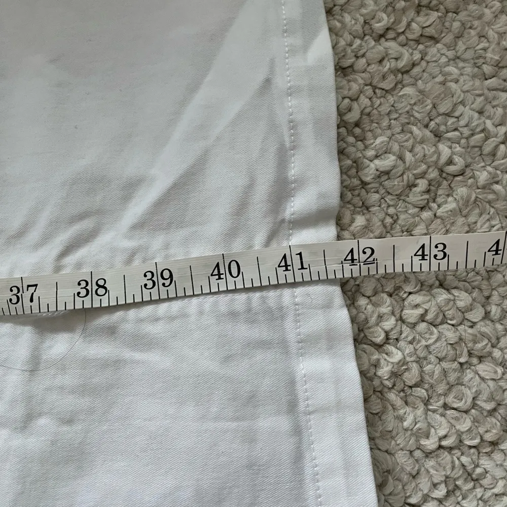 Boden Tamara Sleeveless Boat Neck White Cotton Chino Woven Dress Size 12 Long - Image 5