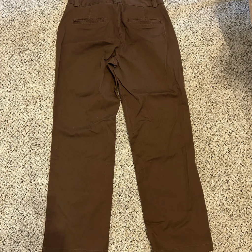 Dockers Women's Brown Straight Leg Pants - Image 5