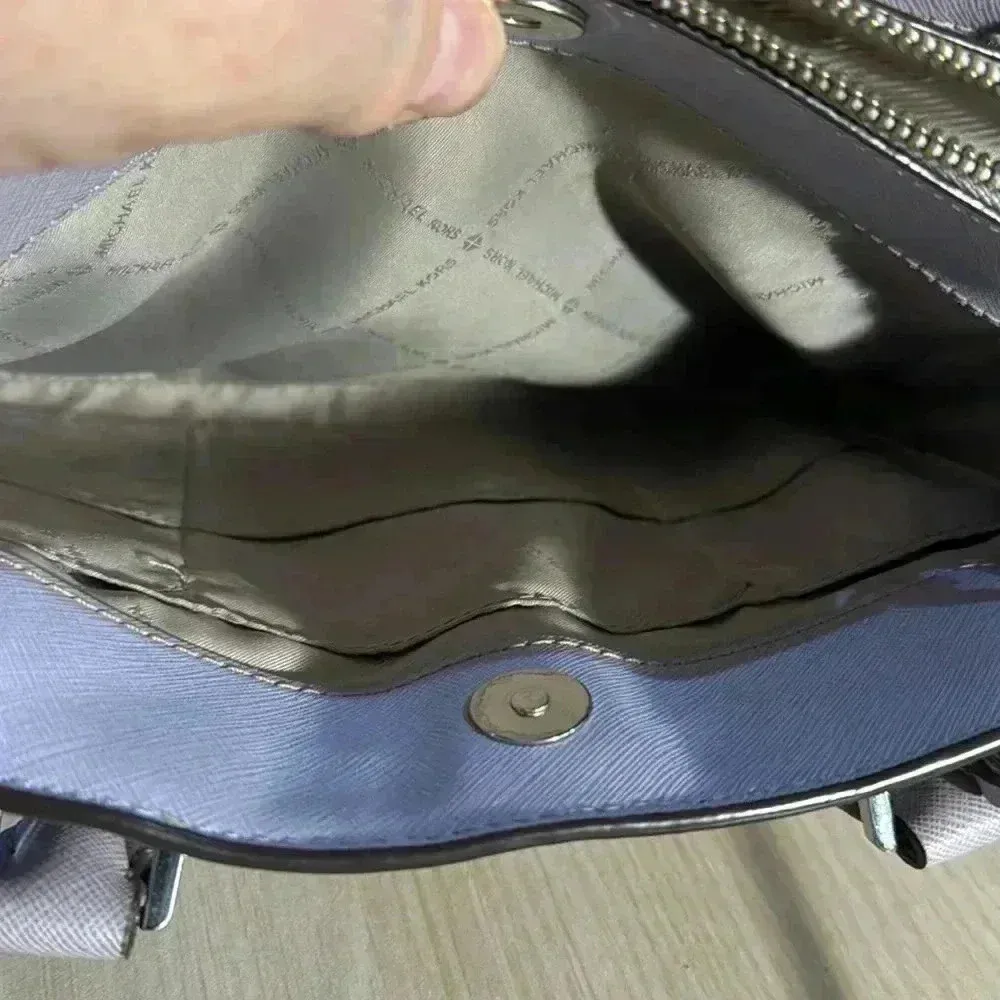 Michael Kors “Camille” Lavender Crossbody Purse - Image 10