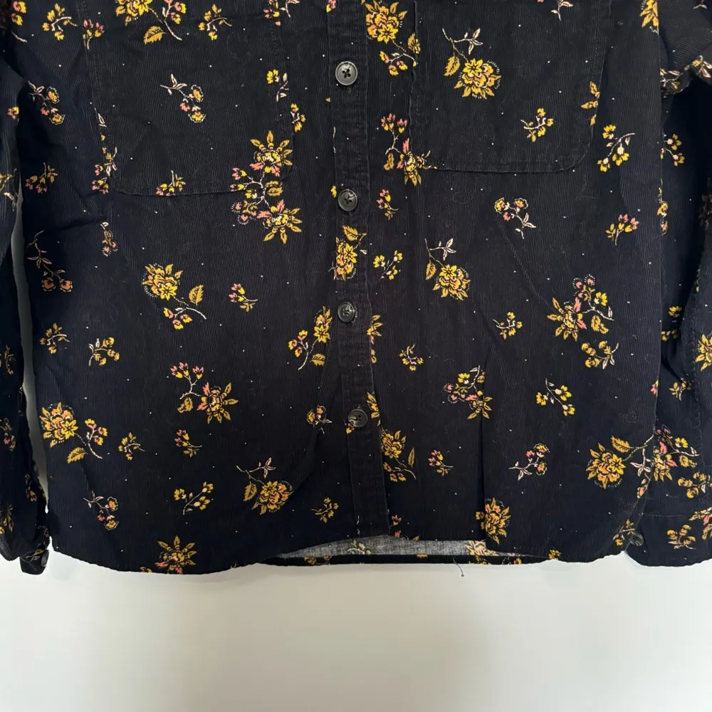 Madewell Corduroy Shirt Jacket in Fall Floral Button Down - Image 5