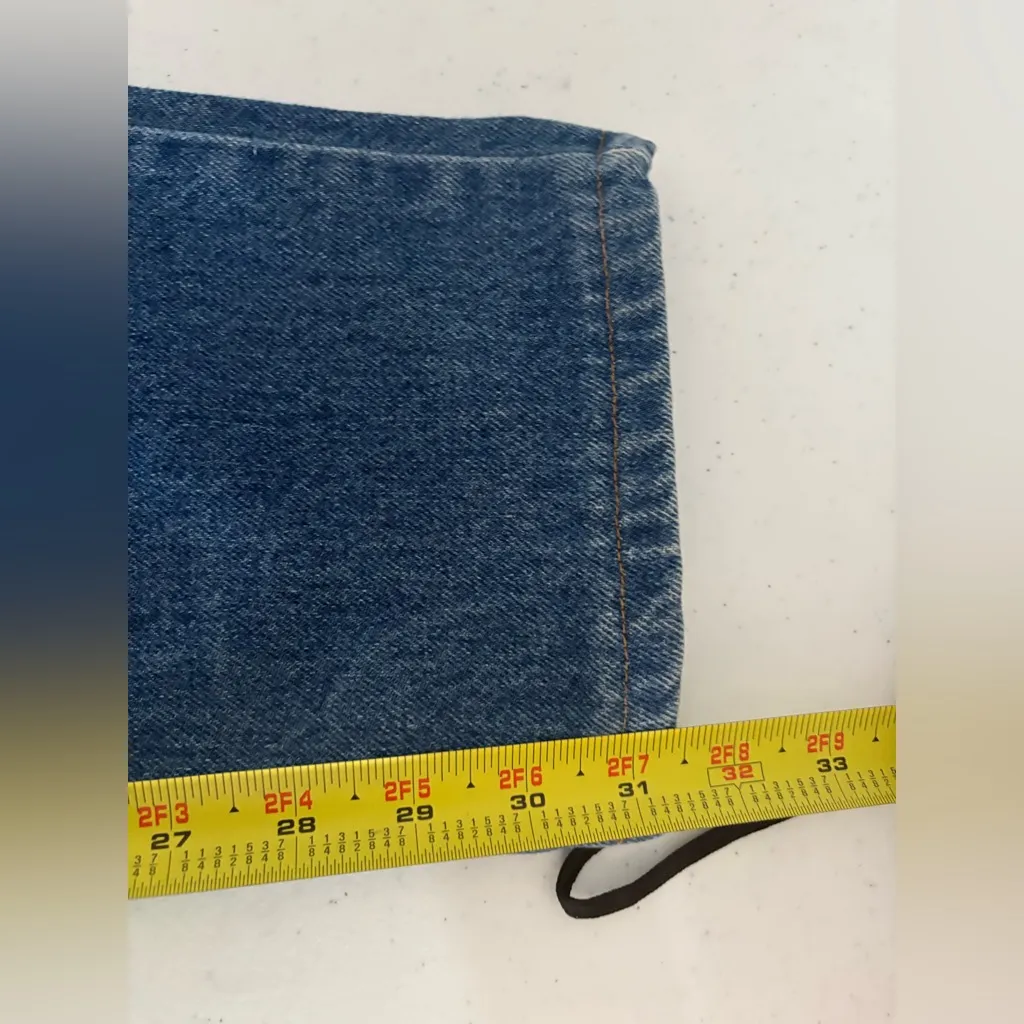 Vintage Land’s End High Waisted Jeans Women’s Size 14 EVC No Back Pockets 491‎ - Image 6