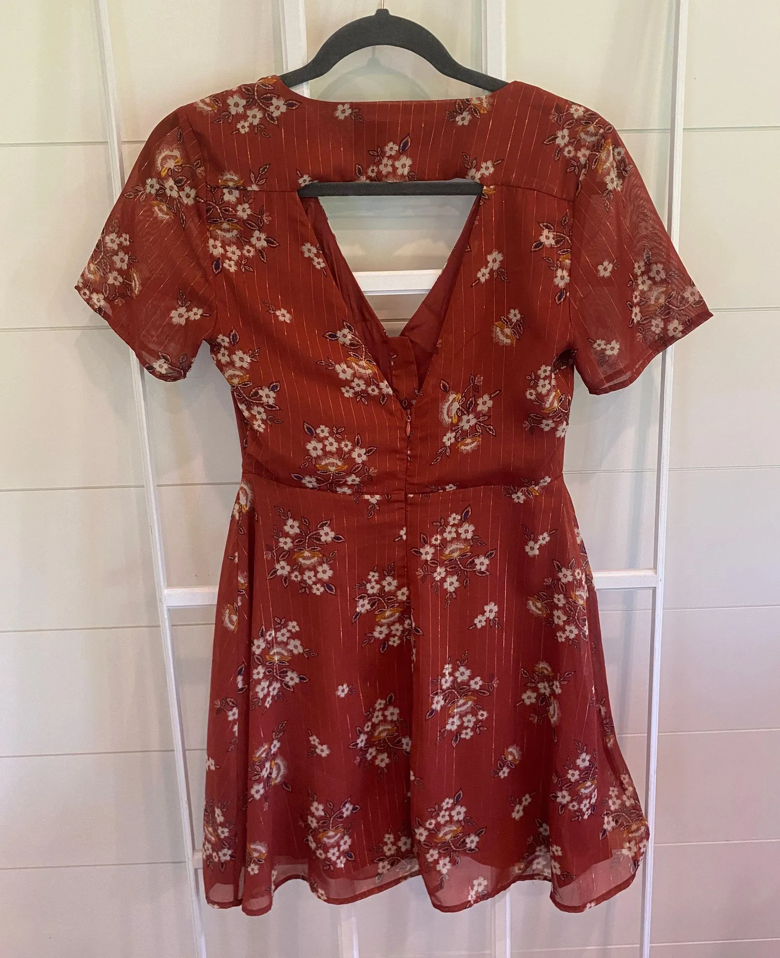 Burnt Orange Dress - Image 5