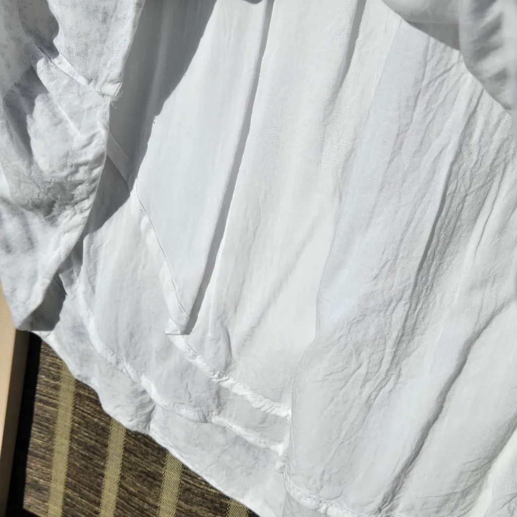 Maisie Shirred Top Dress M Gray Size M - Image 6