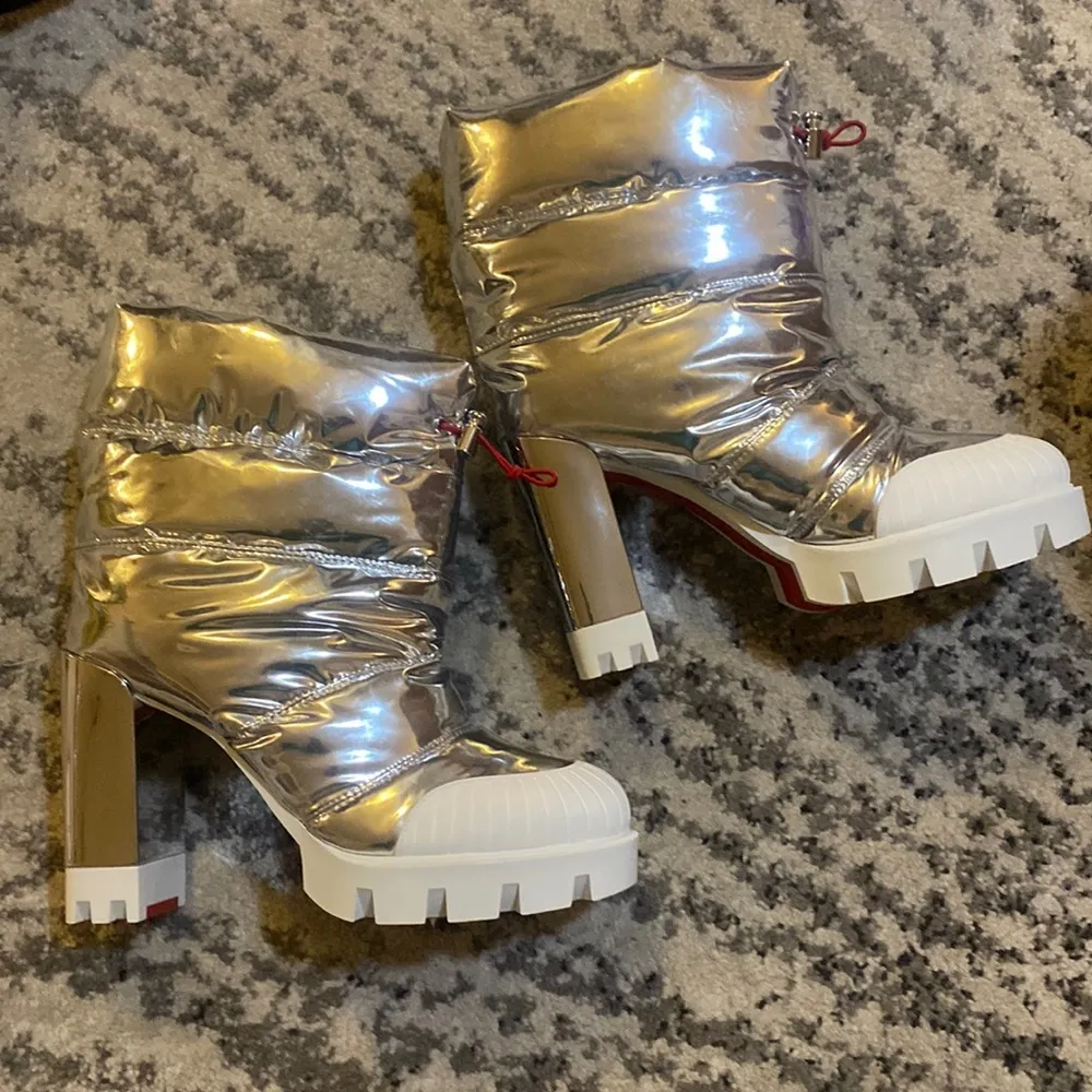 Christian Louboutin Oriona 100 Padded Nylon Boot - Image 2