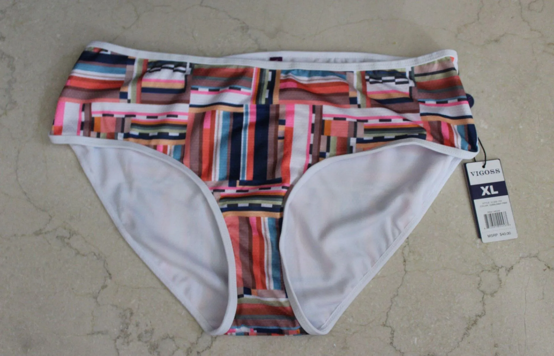 Vigoss | lined mesh retro print swimsuit - Image 5