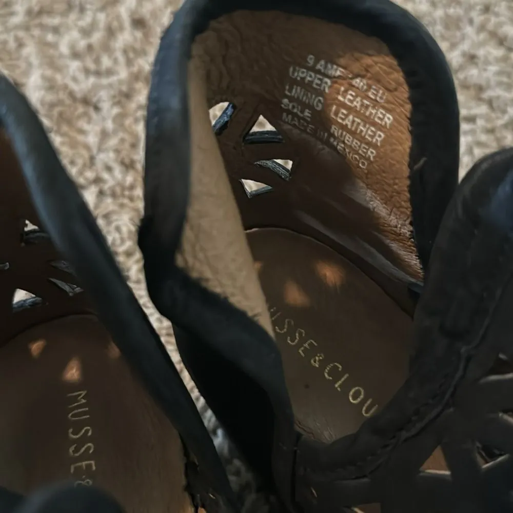 Musse & Cloud Athena Perforated Ankle Booties black, 9 - Image 8