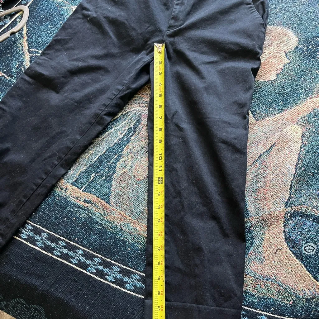 GAP Black Stretch Capri Pants Versatile Comfortable High Waist SZ 4 Baggy Casual - Image 11