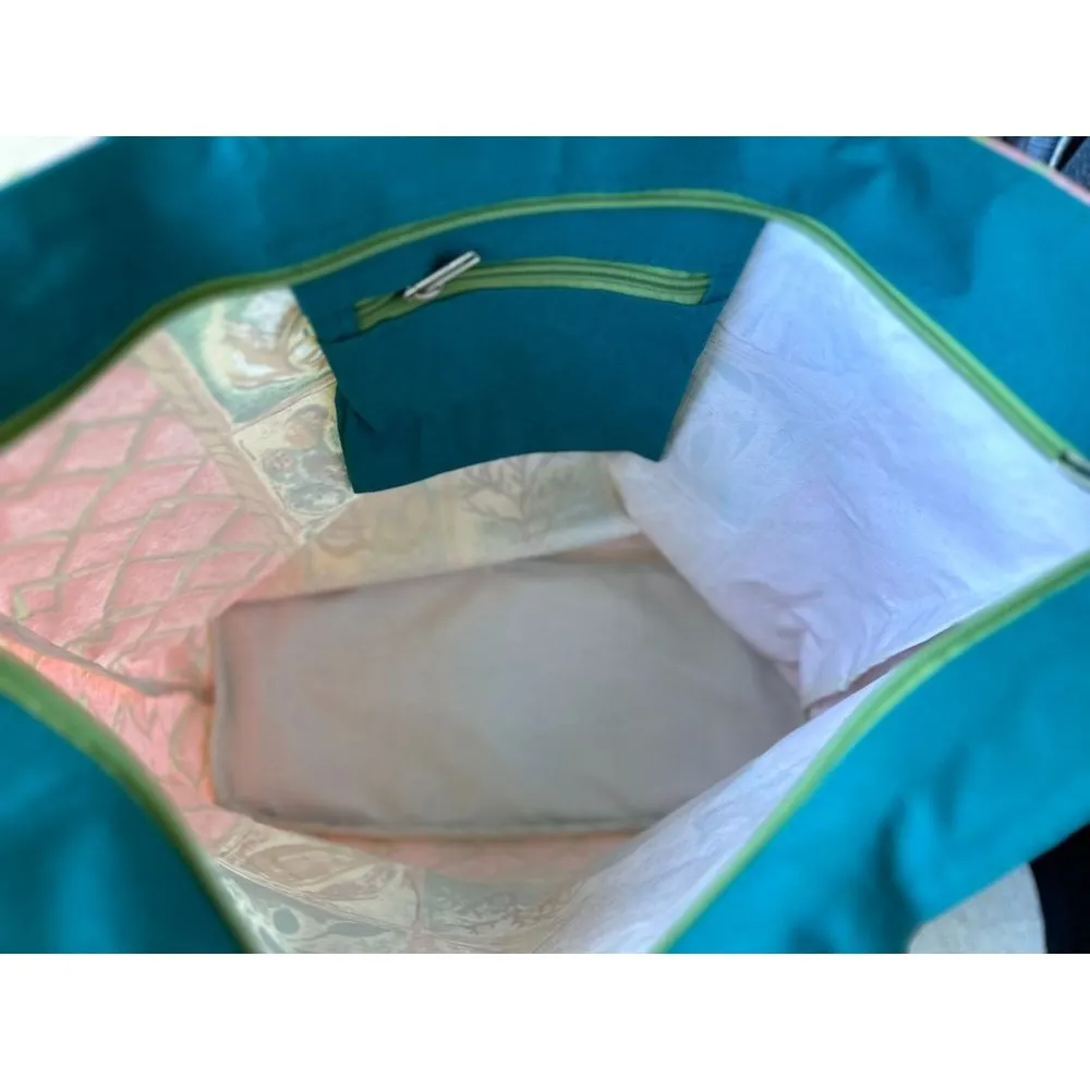 VTG NWT Fun in the Sun Canvas Tote Bag Beach Seashell Sanddollar Vacatio… - Image 9