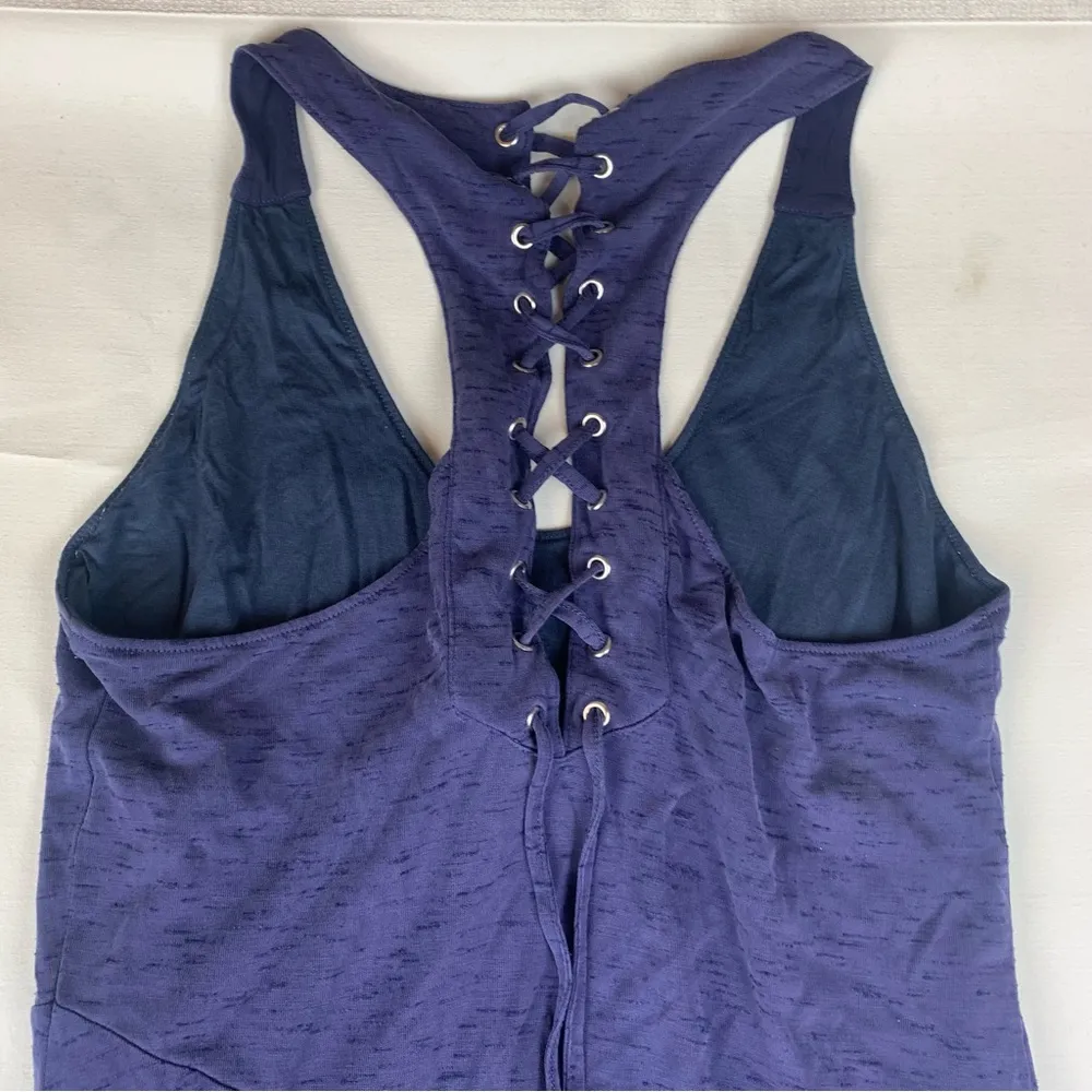 Anthropologie Maeve size small blue corset back maxi dress halter - Image 8