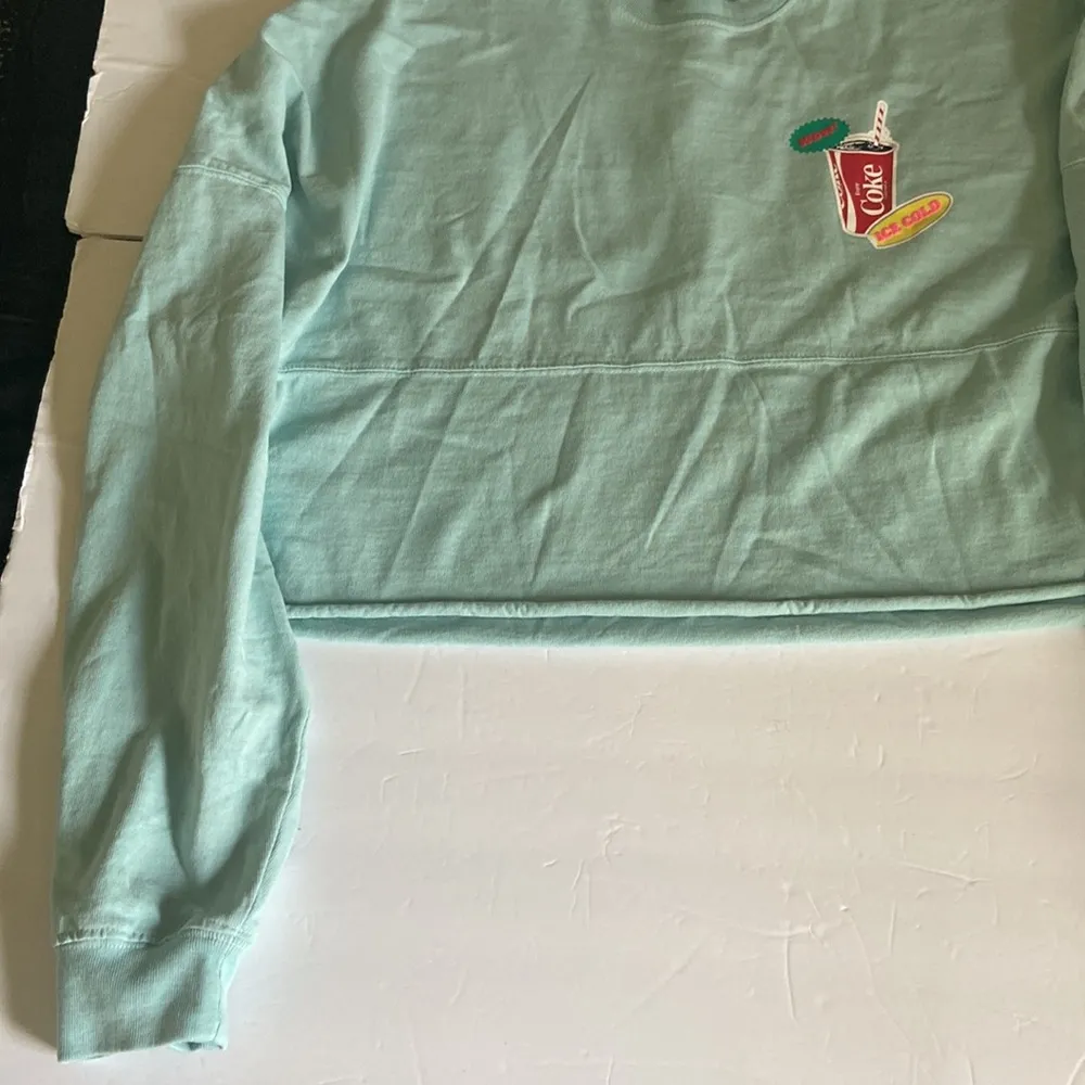 Coca Cola long sleeve crop spirit jersey Blue Size M - Image 3