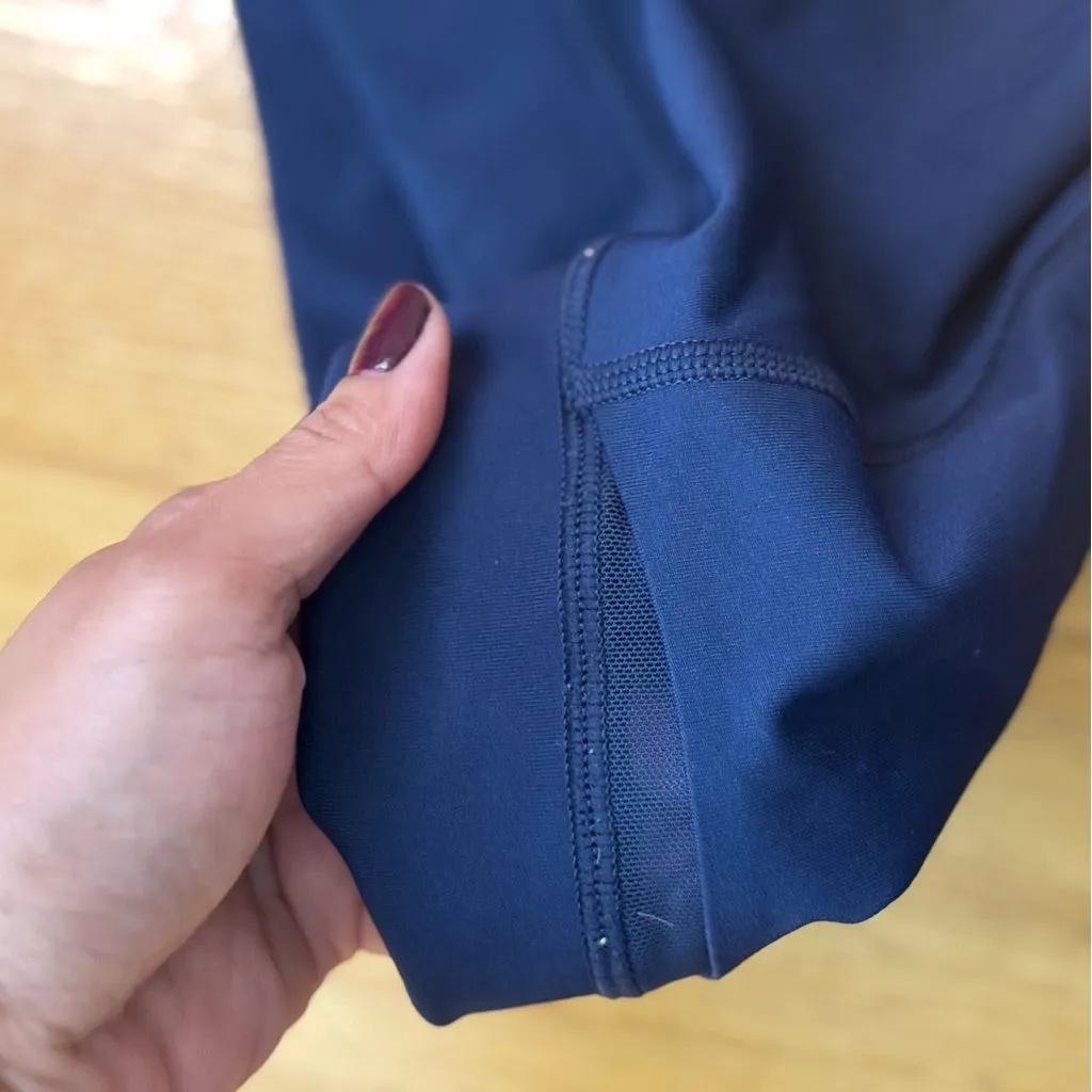 OFFLINE by Aerie Goals 7/8 Leggings Navy Blue M Activewear Athleisure Fitness Size M - Image 4