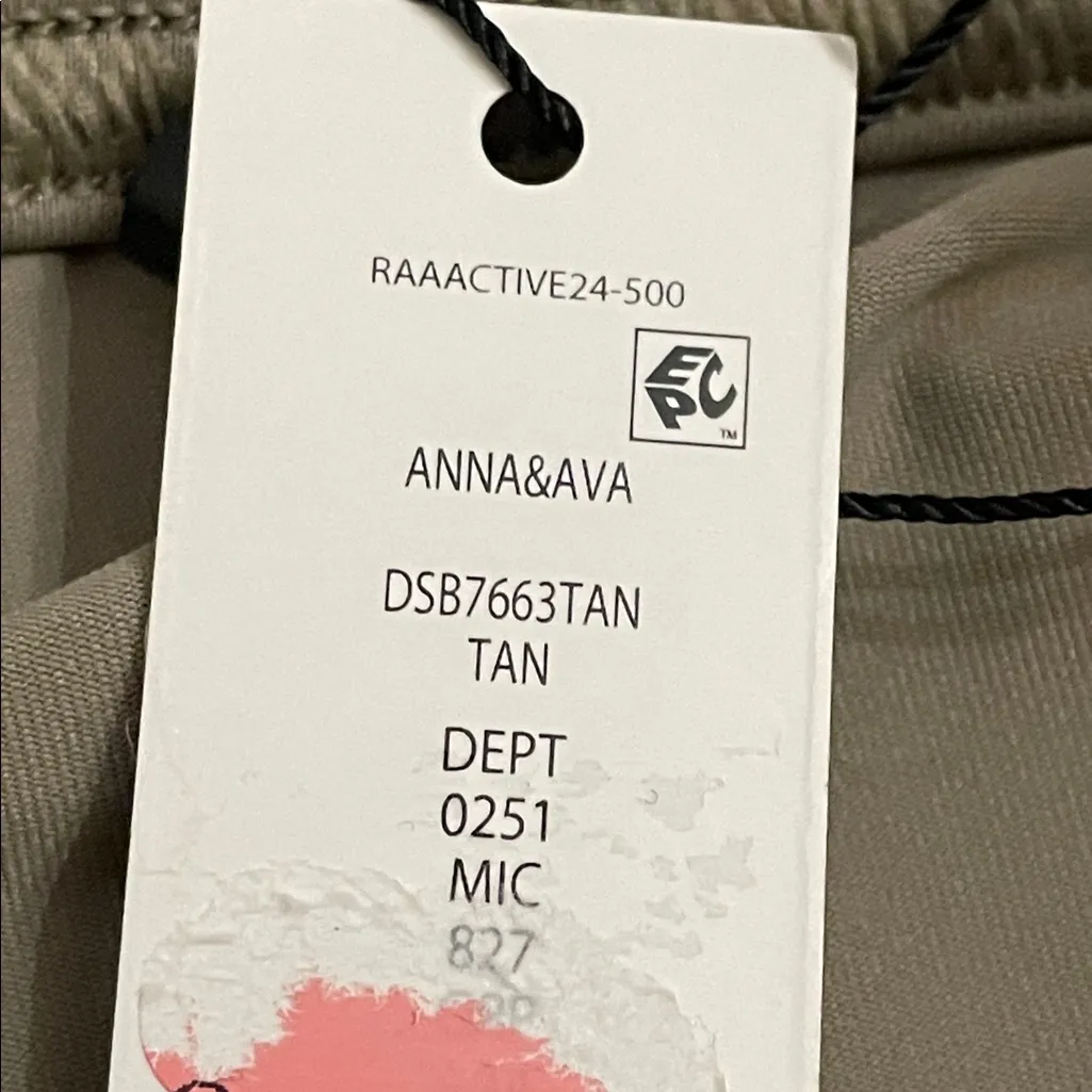 Anna & Ava Active Tan Pleated Tennis Golf Skort Skirt Womens Size Small NEW - Image 8