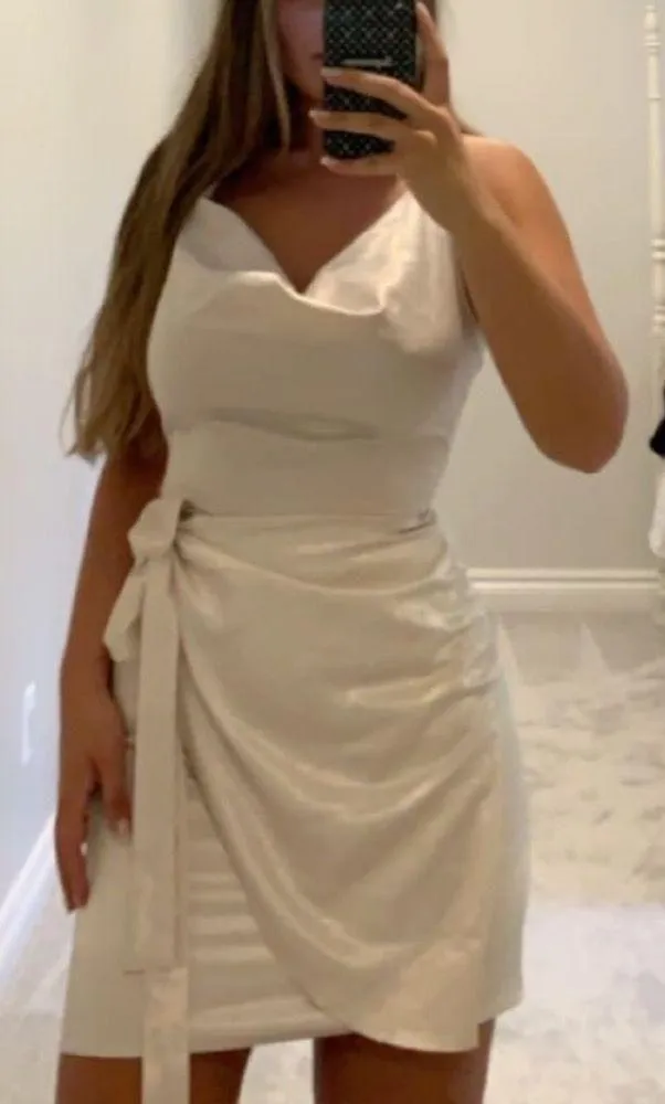 Nasty Gal Silk Mini Dress - Image 3