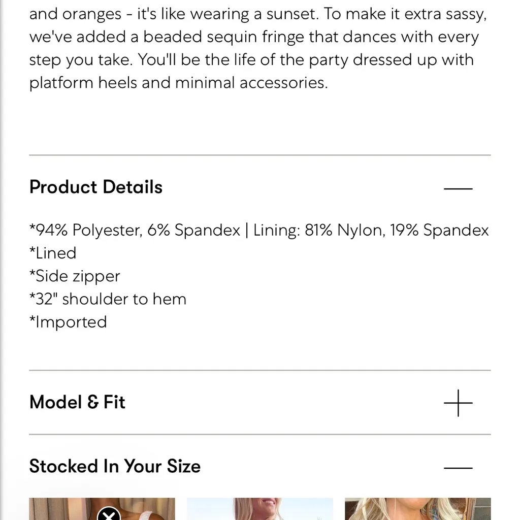 Show Me Your MuMu Samba Mini Dress Size 8-10 - Image 14