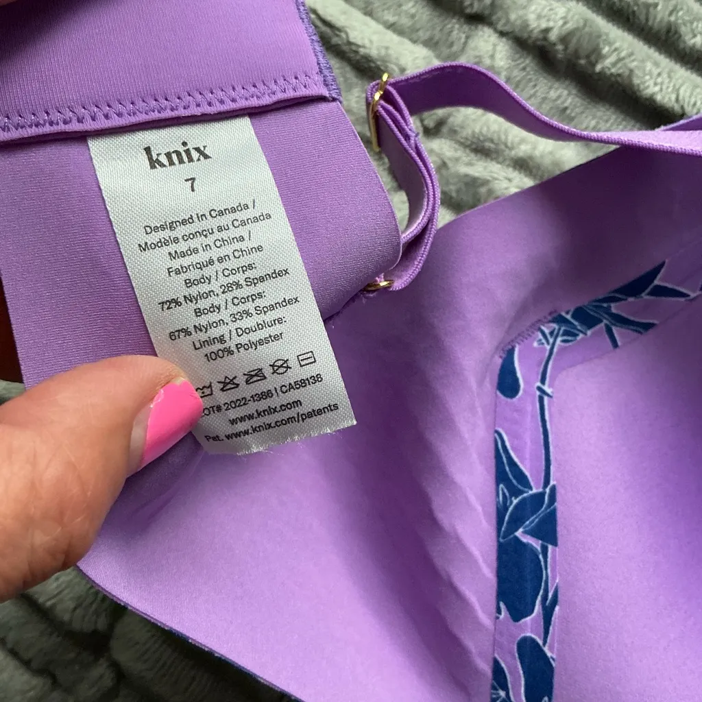 KNIX WING CONTOUR BRA NEW💜💙💜 Purple Size undefined - Image 8