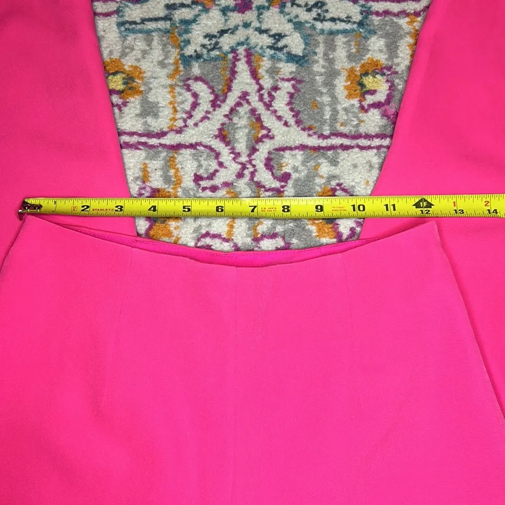 Tuckernuck Pomander Place High Rise Hot Pink Wide Leg Pants New Size XS - Image 8