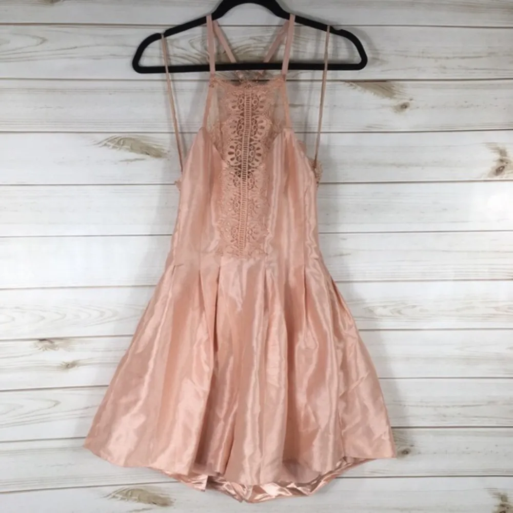 Free People Lace Detail Romper - Image 6