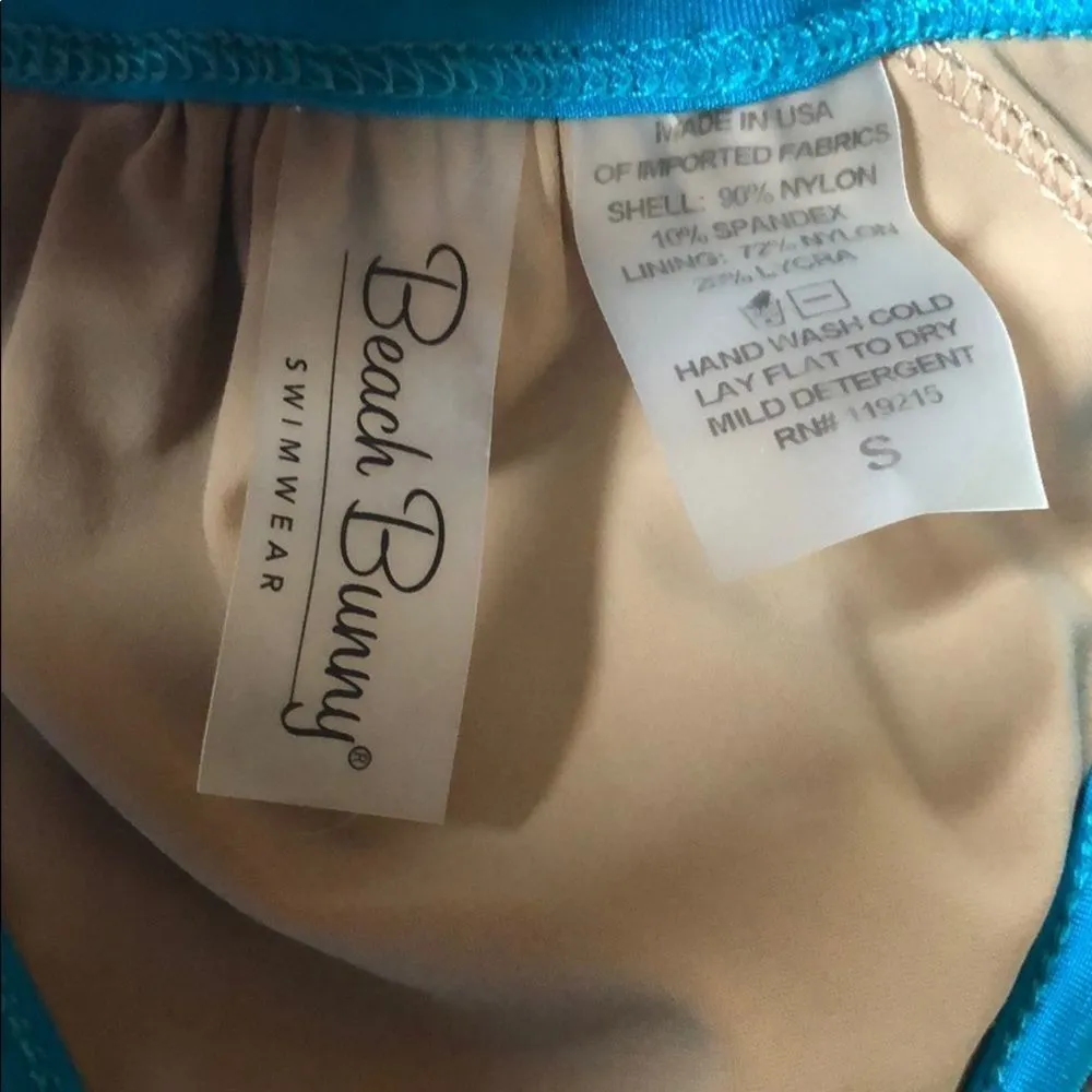 Beach Bunny Turquoise Tigerlily Bikini Top - Image 6