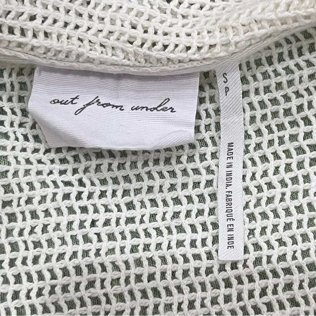 Out From Under Sienna Mesh Pullover Sweatshirt Size Small - Image 14