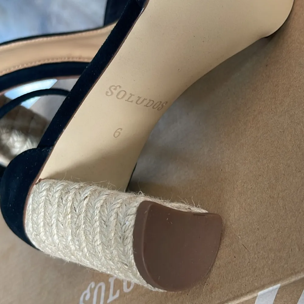 Soludos  Tall Capris Leather/Suede Heels Size 6 - Image 7