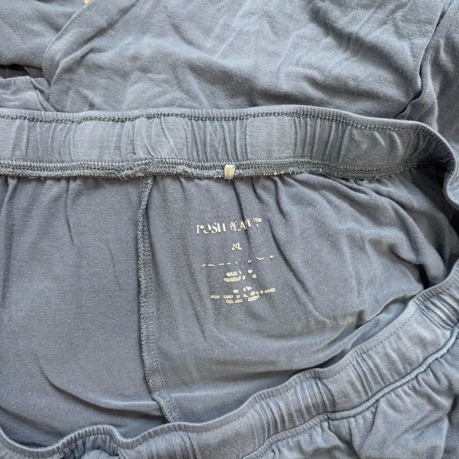 Posh Peanut Pajama Bottoms Womens Size 2XL Blue Loungewear PJs - Image 2