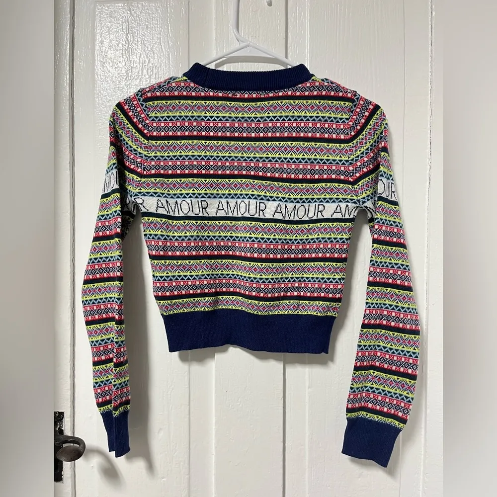 NWT Topshop Amour Fair Isle sweater size 4 - Image 3