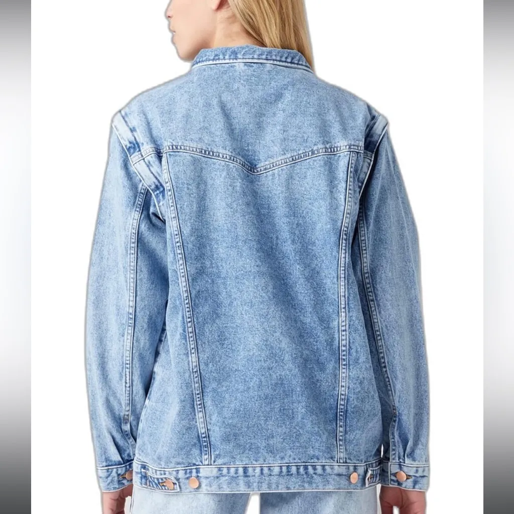 Wrangler Zip off sleeves Denim Jacket.  NWT - Image 14