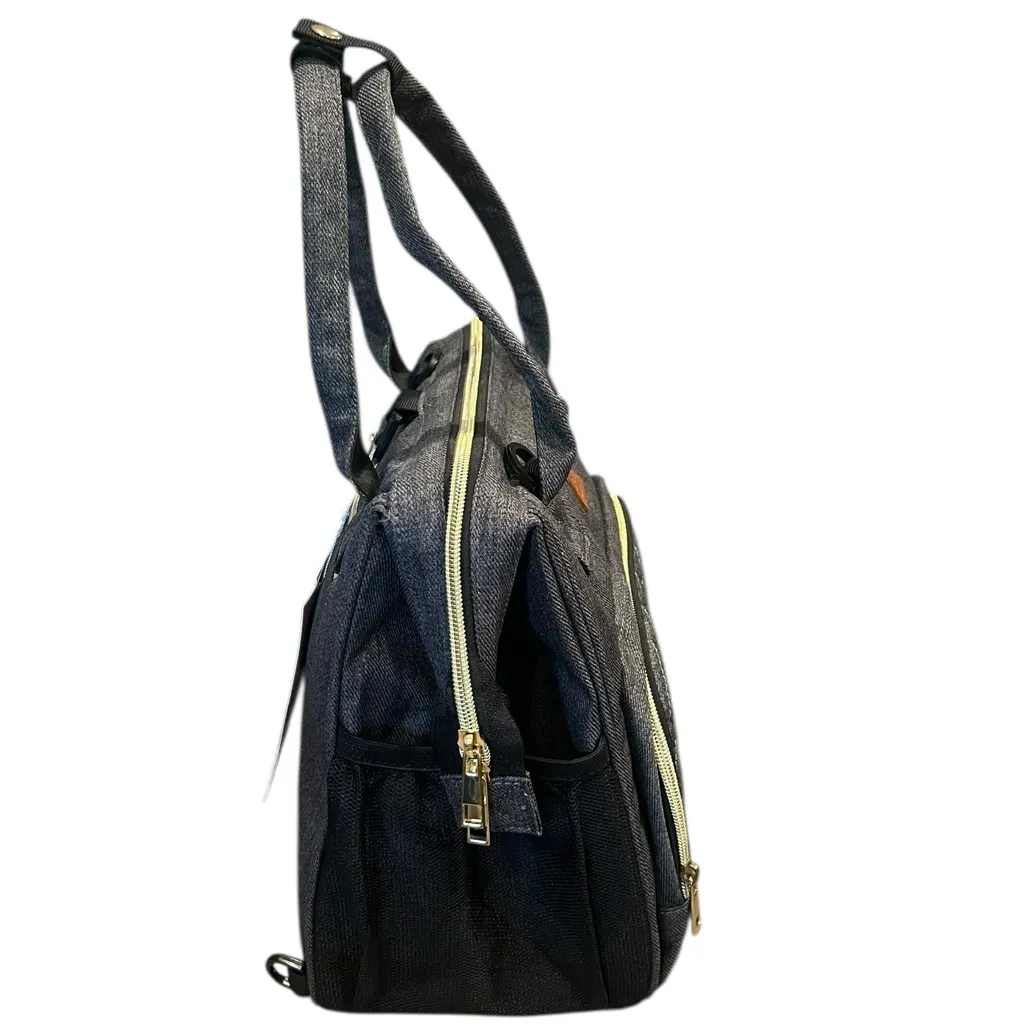 NWT MCBD Gray Insulated Lunch Tote Bag Double Handles Shoulder Strap Pockets - Image 4