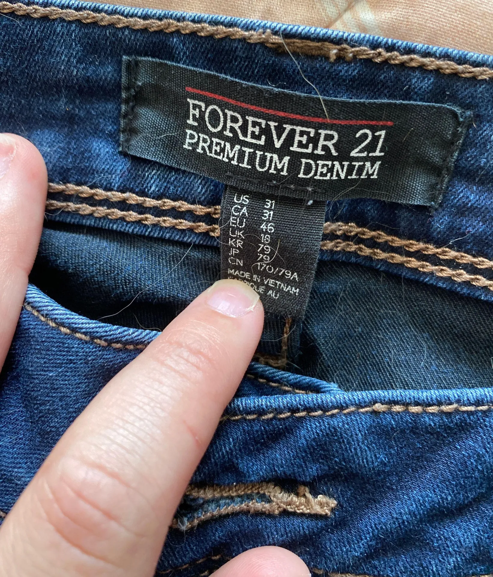 Forever 21 Dark Wash Jeans - Image 3