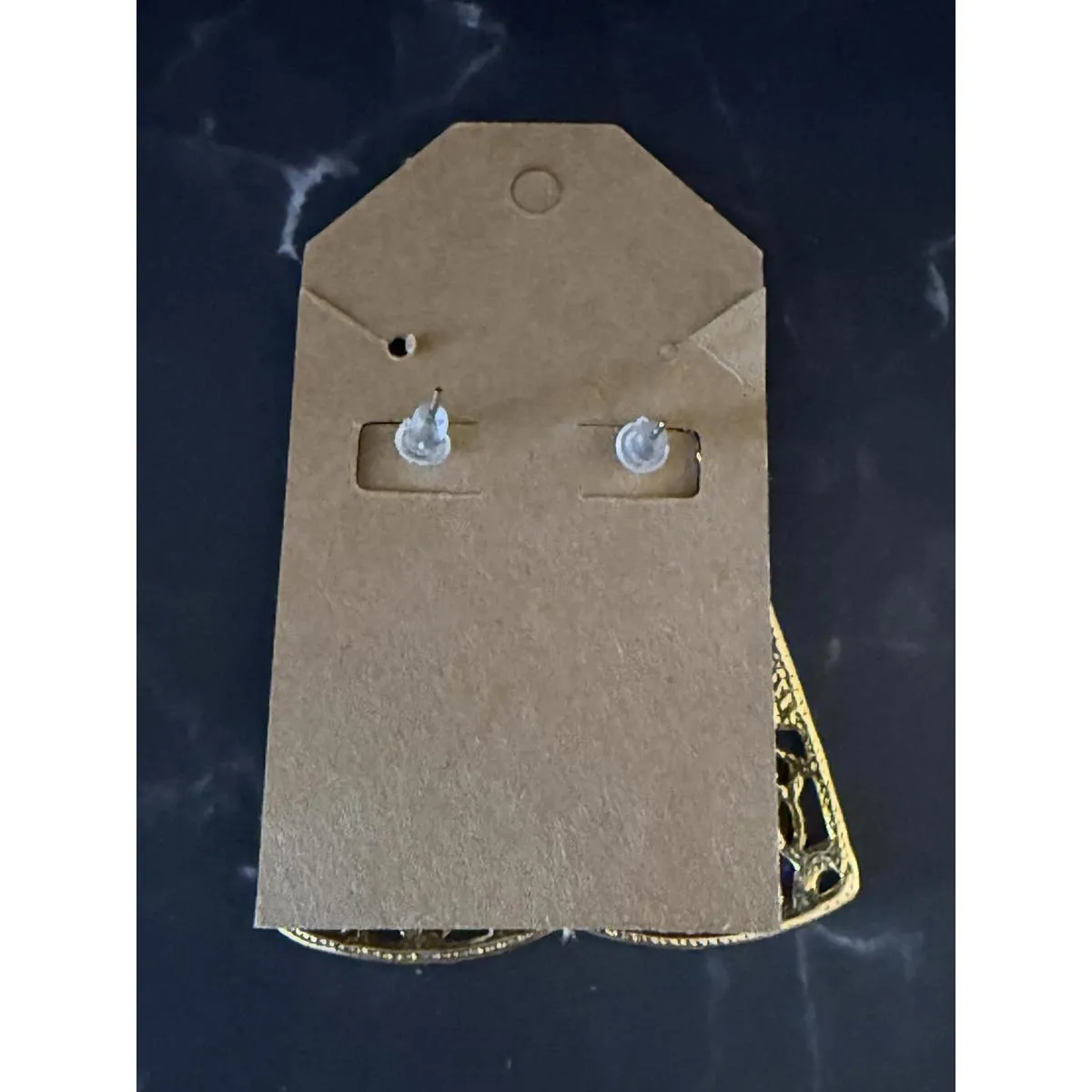 Golden Glamour Statement Earrings That Scream 'Look at Me!' Gold - Image 5