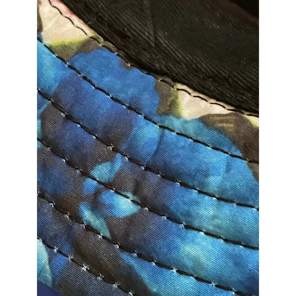 Original Chuck Bucket Tropical Hawaiian Floral Print Hat Black - Image 6