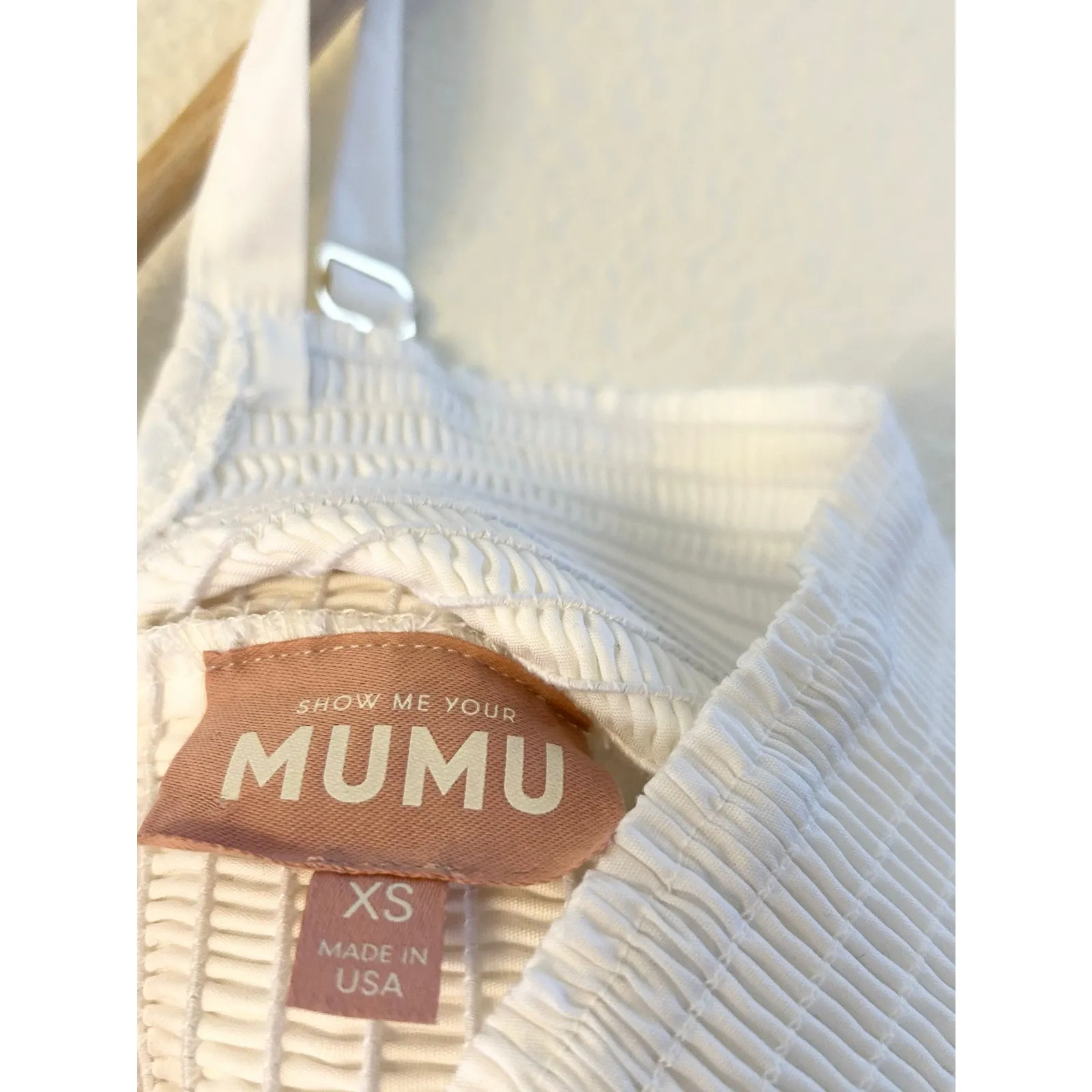 Show Me Your Mumu Mallory Mini Dress in White Poplin XS - Image 7