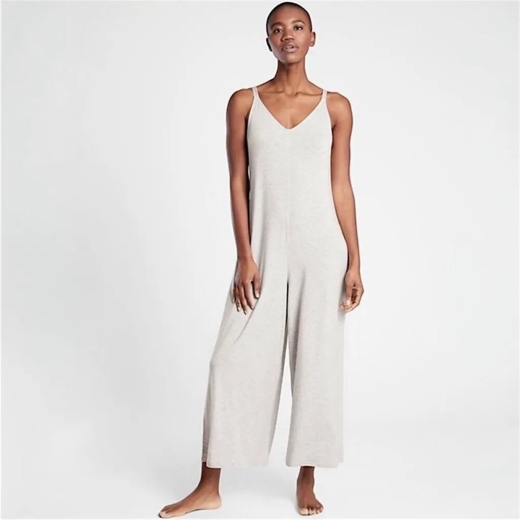 Athleta Nighttime Bliss Sleep V Neck Romper - Image 3