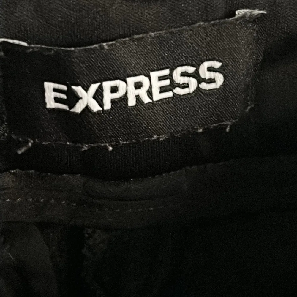 Express Women’s Columnist Ankle Mid Rise Stretch Charcoal Gray Trouser Pants - Image 4