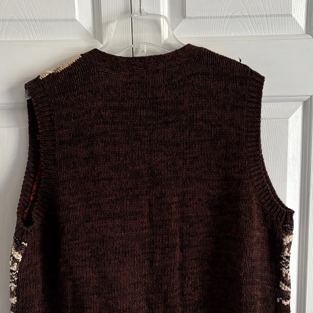 Lane Bryant Multicolor Knit Zip-Up Sweater Vest - Image 10