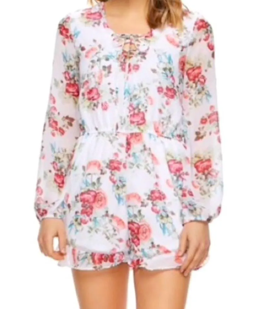 Disney Beauty and the Beast Floral Romper.  Size Small. - Image 12