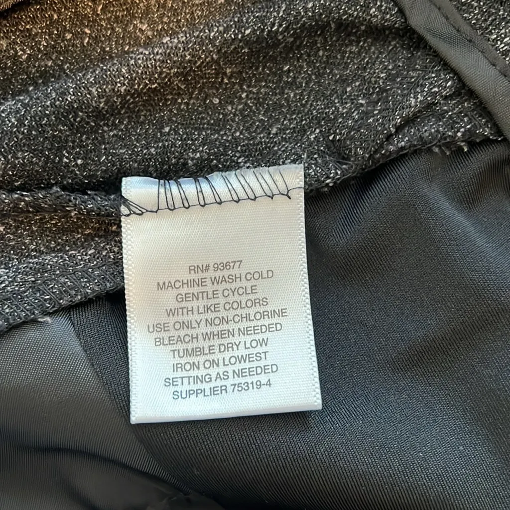 Liz Claiborne Sophie High-Rise Speckled Jacquard Dress Pant Trouser, 14 - Image 10