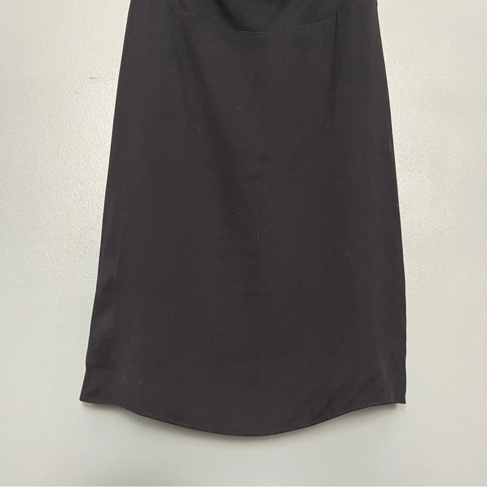 Aritzia Sunday Best Delilah Mini Dress Black Viscose Peasant Top Women’s XS - Image 5