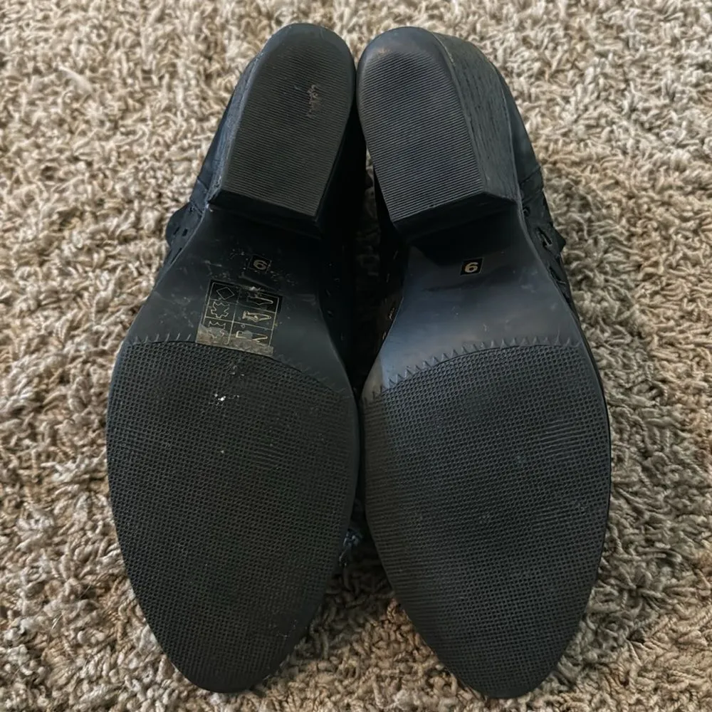 Musse & Cloud Athena Perforated Ankle Booties black, 9 - Image 6