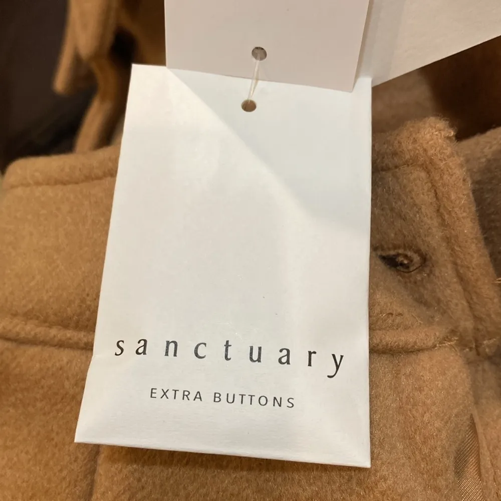 Sanctuary camel wool blend Shacket/ jacket with pockets. Size Small. NWT. - Image 6