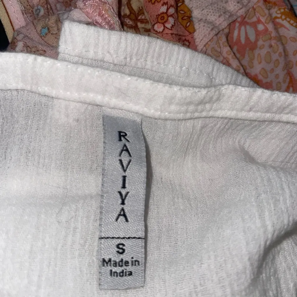 Raviya White Swim Coverup with Crochet Detail - Image 3