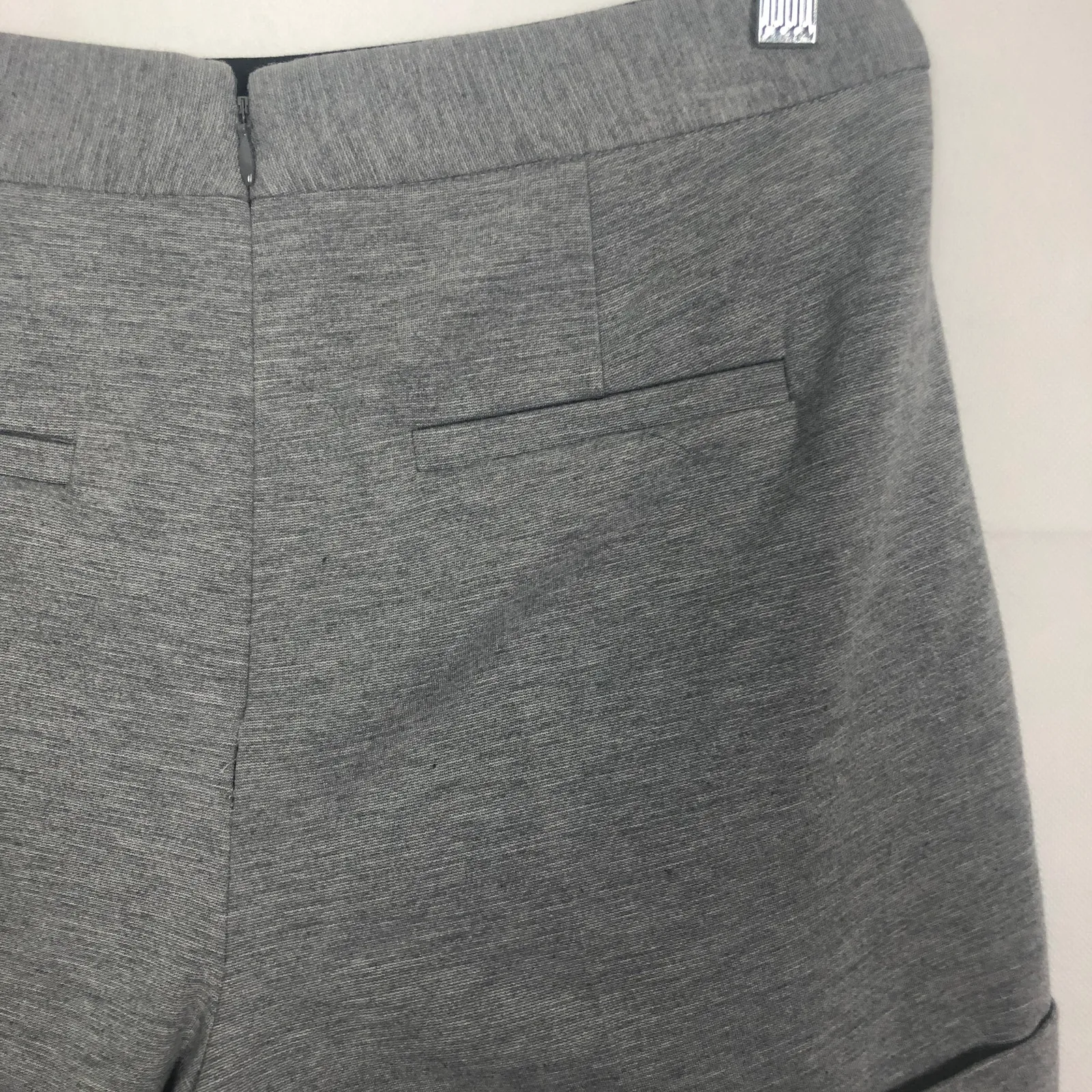 Robert Rodriguez Heathered Gray Pleated Shorts Size Large - Image 7