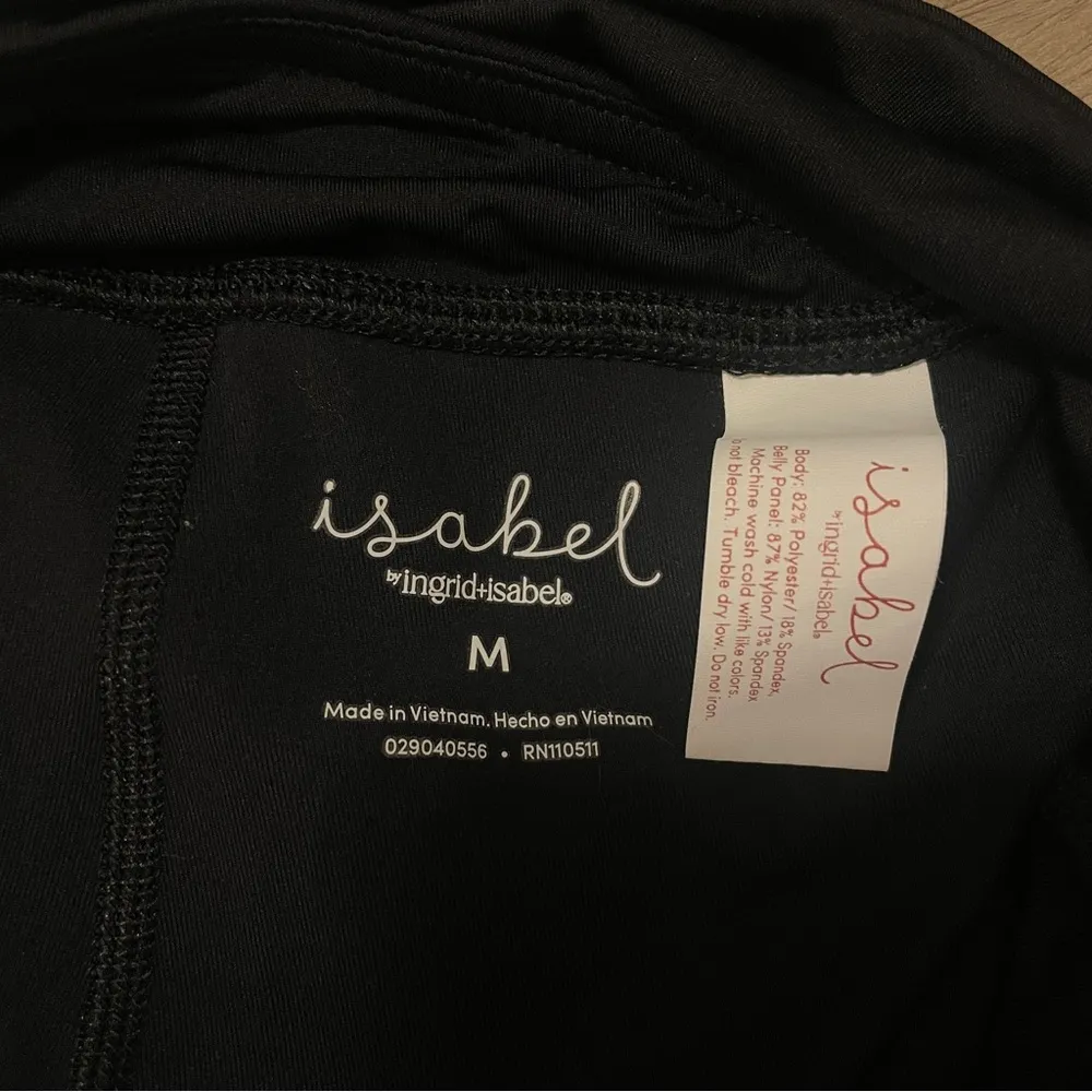 Over Belly Active Maternity Bike Shorts Isabel Maternity Black M - Image 8