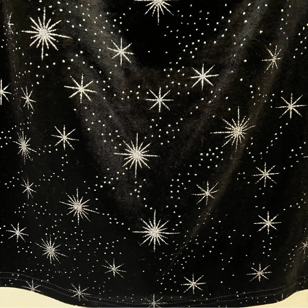 Revolve Superdown Stevie Sweetheart Mini Dress Black Metallic - Image 4