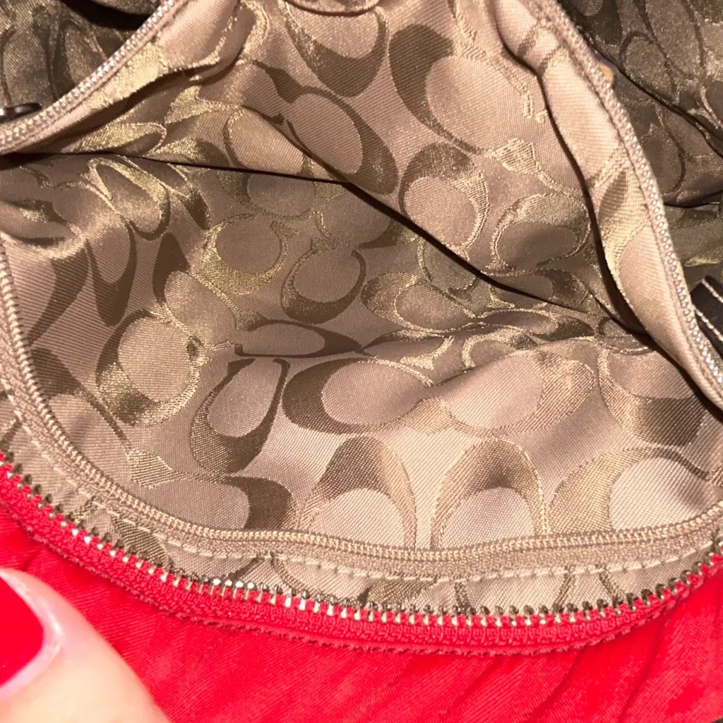 Coach Red Bag - Image 6